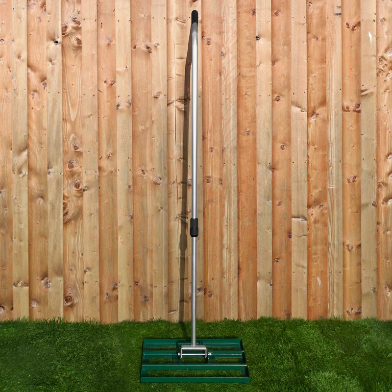 T-Mech Rasenrakel 50cm und rollender Rasenlüfter – Grün