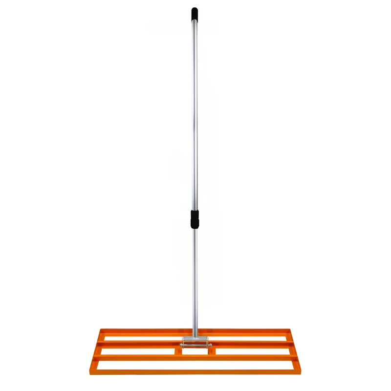 T-Mech Rasenrakel 100cm und rollender Rasenlüfter – Orange