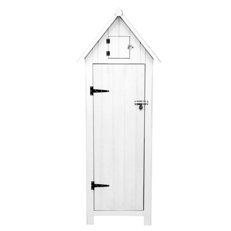 Gartenschrank aus Holz – Weiß