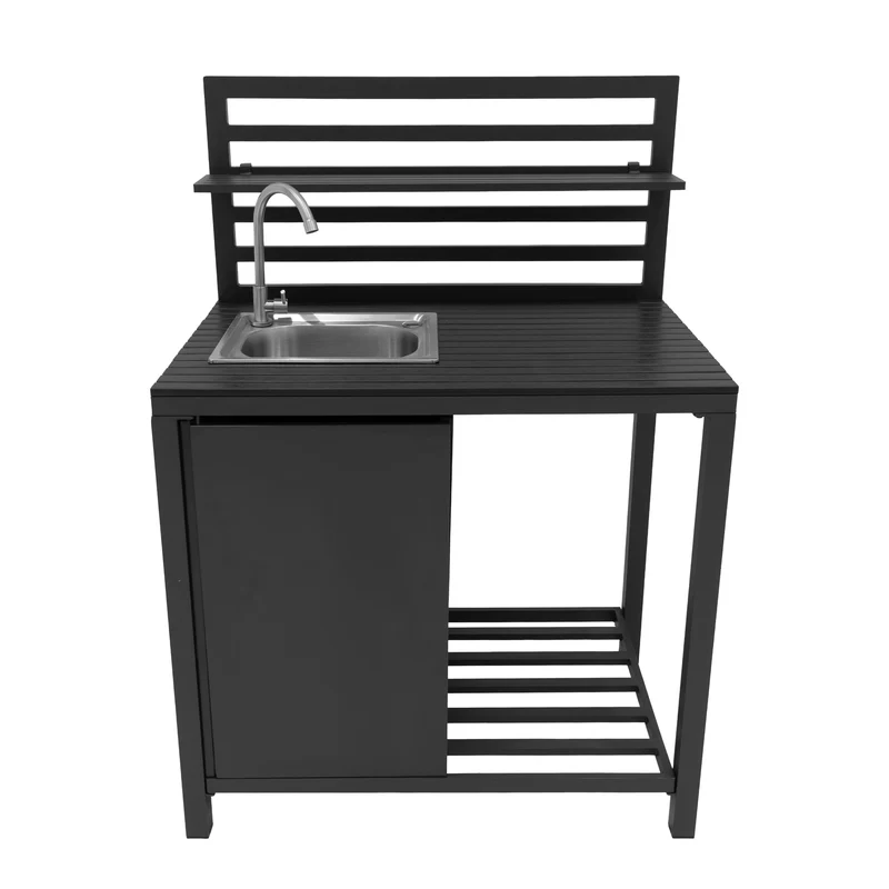 Aluminium 3-teiliges Küchen-Set für Außenbereich