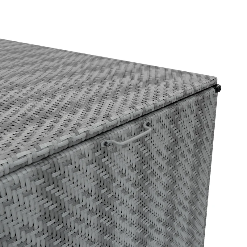 Rattan Kissenbox 996L - Grau