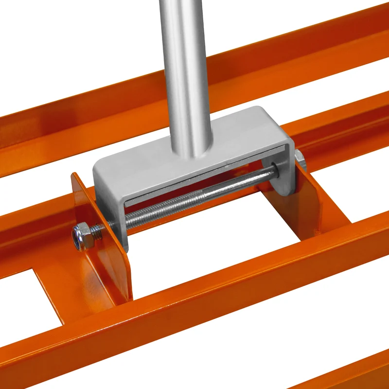 T-Mech Rasennivellierer und Rotationsstreuer 100cm – Orange