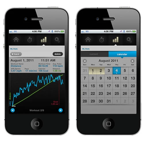 scosche myTREK Puls- und Trainingsarmband iPhone/ iPod