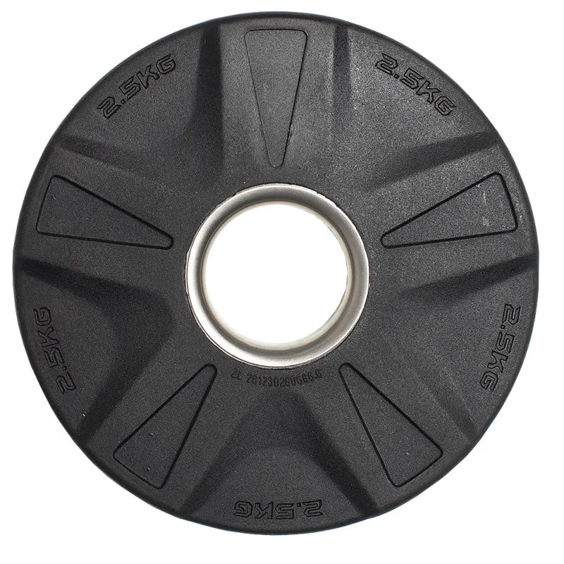 CARDIOfitness Olympia-Hantelscheibe Gummi mit Stahleinsatz 50mm 1,25kg