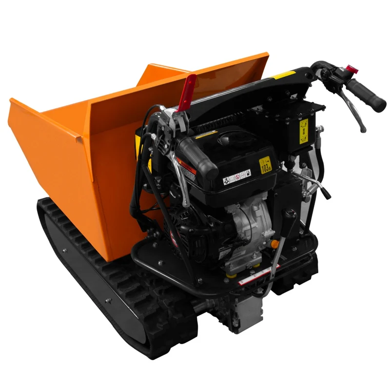 Mini Raupendumper Motorschubkarre Benzin 500kg 9PS Kipper
