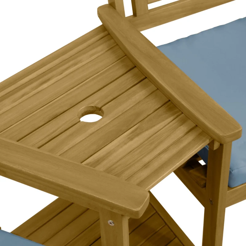Loveseat Gartenbank mit Kissen