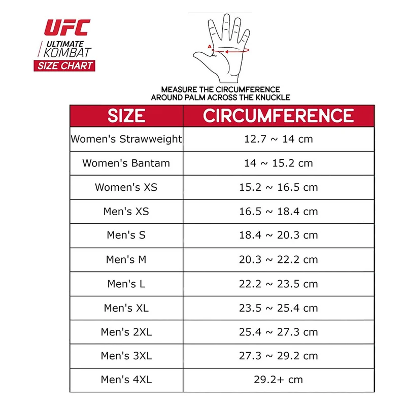 UFC MMA Handschuh Official Competition Fight Gloves