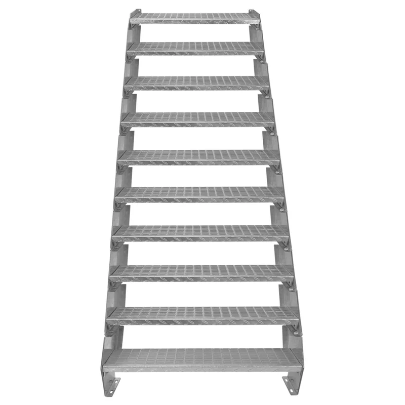 Verstellbare Zehnteilige Verzinkter Stahl Treppe – 900mm breit