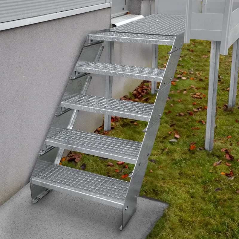 Verstellbare Zehnteilige Verzinkter Stahl Treppe – 900mm breit