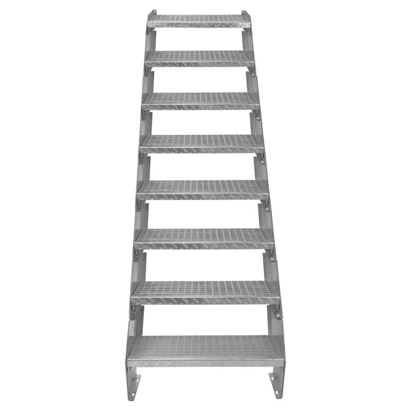 Verstellbare Achtteilige Verzinkter Stahl Treppe – 600mm breit