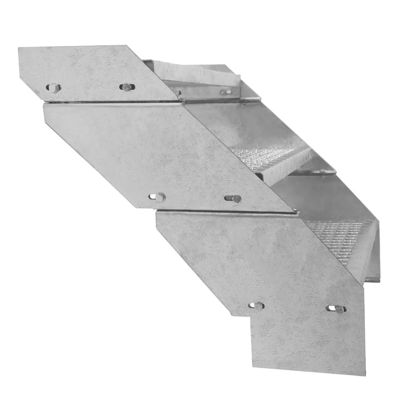 Verstellbare Achtteilige Verzinkter Stahl Treppe – 600mm breit