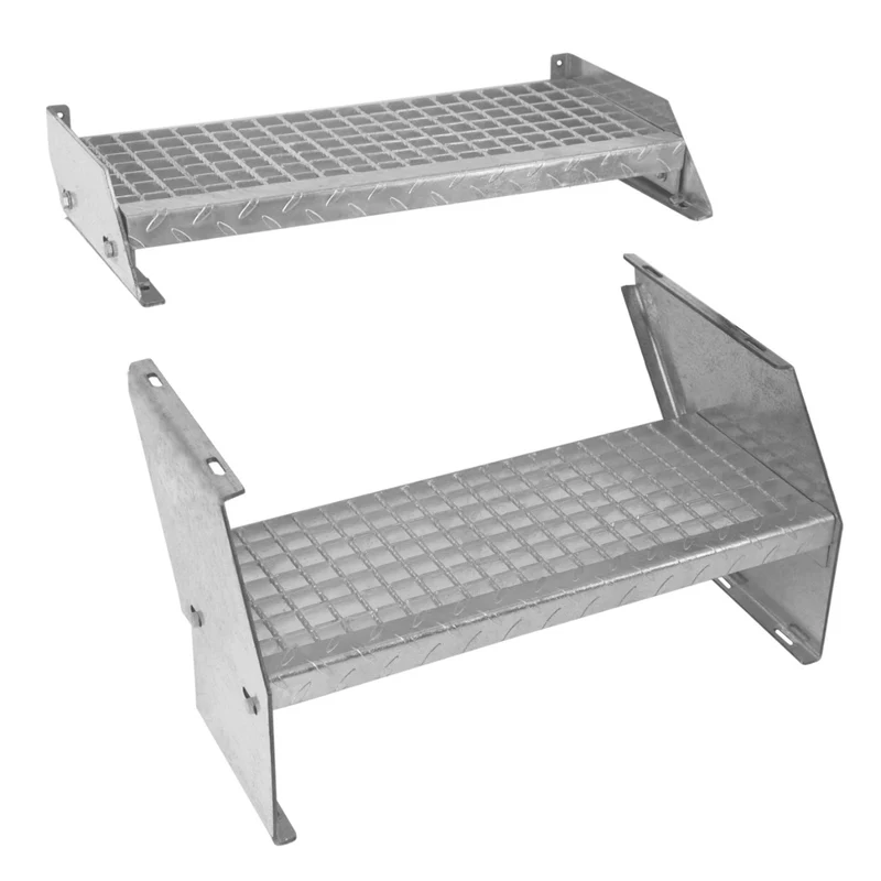 Verstellbare Zweiteilige Verzinkter Stahl Treppe – 600mm breit