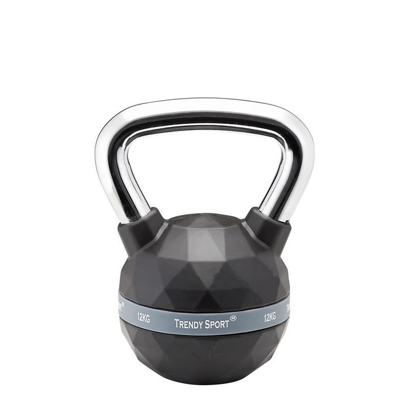 Trendy Exclusiv Kettlebell Chrom-Gummi 6-24kg