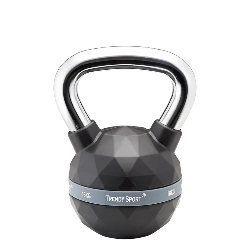 Trendy Exclusiv Kettlebell Chrom-Gummi 6-24kg