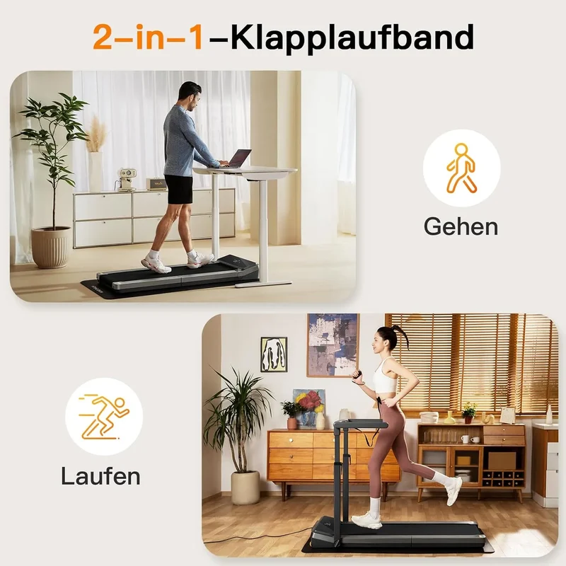 WalkingPad Z3 Hybrid+ Klappbares Laufband für Schreibtisch
