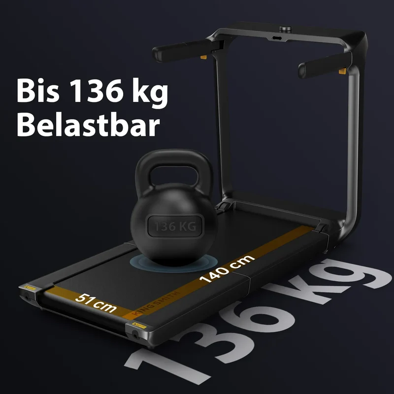 WalkingPad X218 Klappbares Laufband mit Handläufen, bis 18 km/h & 136 kg