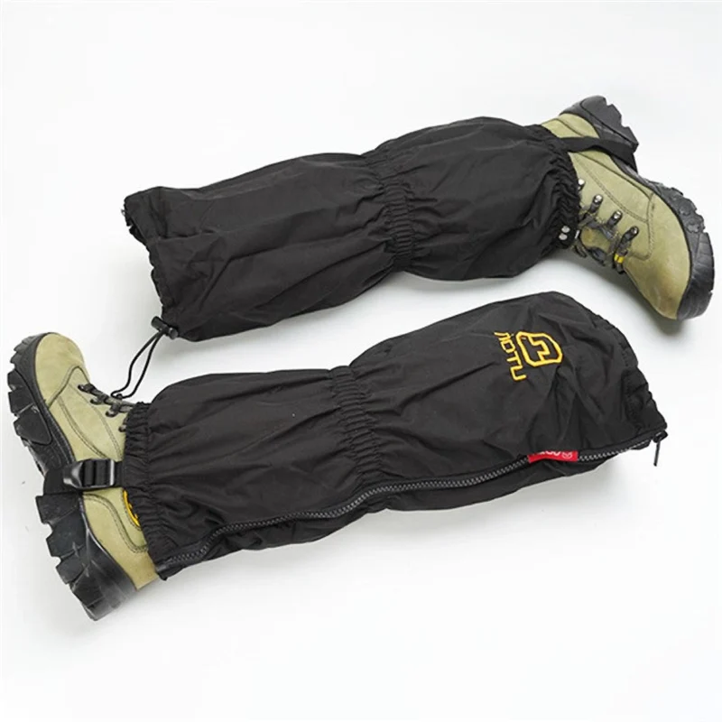 Wasserdichte Gamaschen 1 Paar aus 210D Oxford-Polyester mit oder ohne Fleece-Innenfutter, Beinschutz für Wandern, Skifahren und Outdoor