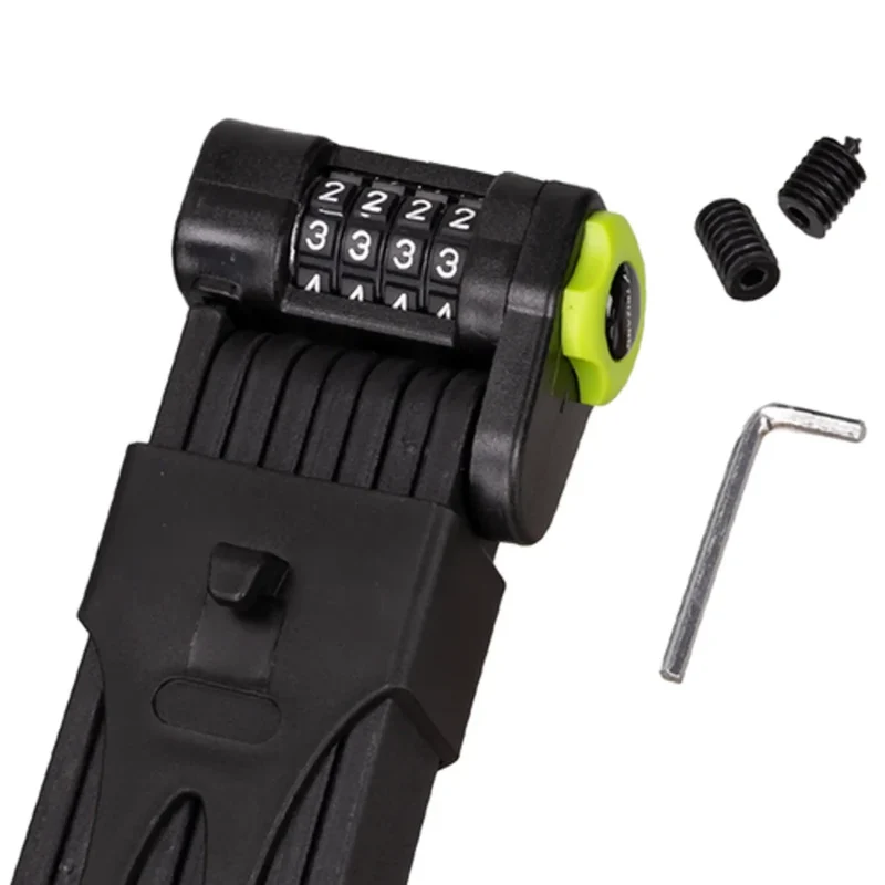 Fahrrad Schloss Zahlenschloss faltbar 45 cm für E-Scooter, E-Bike, MTB & Outdoor
