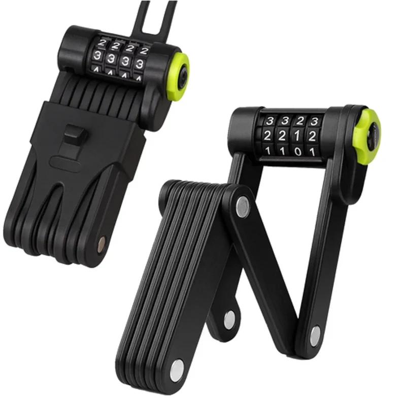 Fahrrad Schloss Zahlenschloss faltbar 45 cm für E-Scooter, E-Bike, MTB & Outdoor