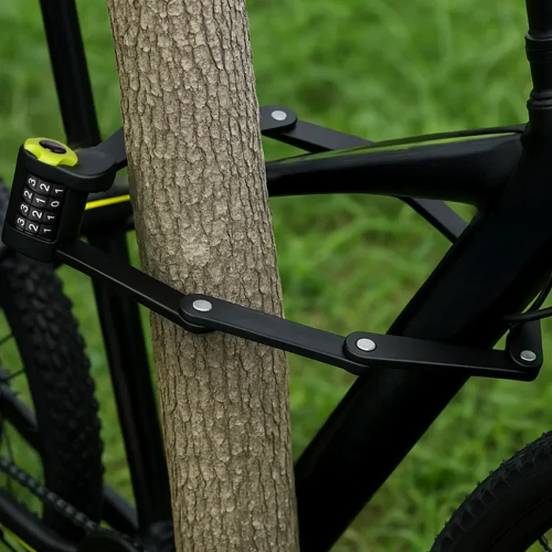Fahrrad Schloss Zahlenschloss faltbar 45 cm für E-Scooter, E-Bike, MTB & Outdoor