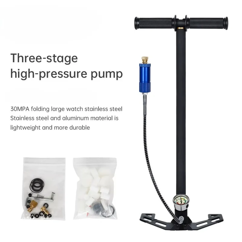 Hochdruckpumpe mit Manometer, bis 300bar / 30 MPA