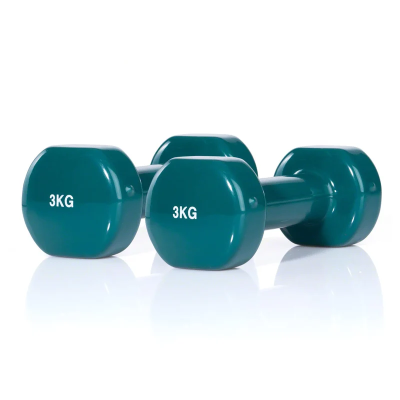 Gymnastikhanteln, 1 Paar Kurzhantel Gewichtsstufen 0,5-5 Kg, Kunststoffummantelt