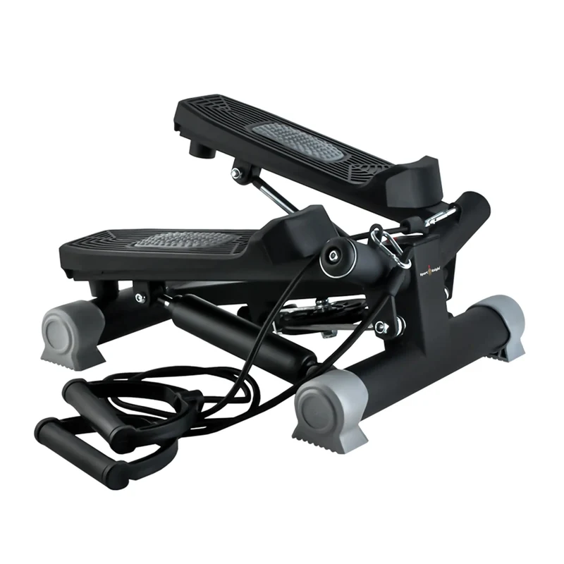 Aerobic Stepper mit Trainingsbändern - LCD-Monitor, gelenkschonend, Trainingsüberwachung, Tempoanzeige