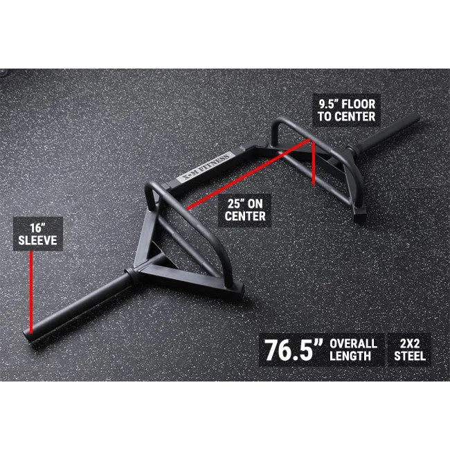 XM FITNESS STEP THROUGH OLYMPIC HEX / TRAP BAR