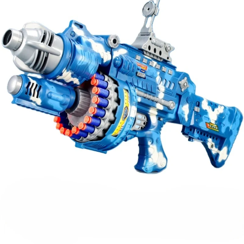 Spielzeug-Gewehr mit 20 Saugnapf-Schaumstoff Patronen, Dart Blaster für drinnen & draußen