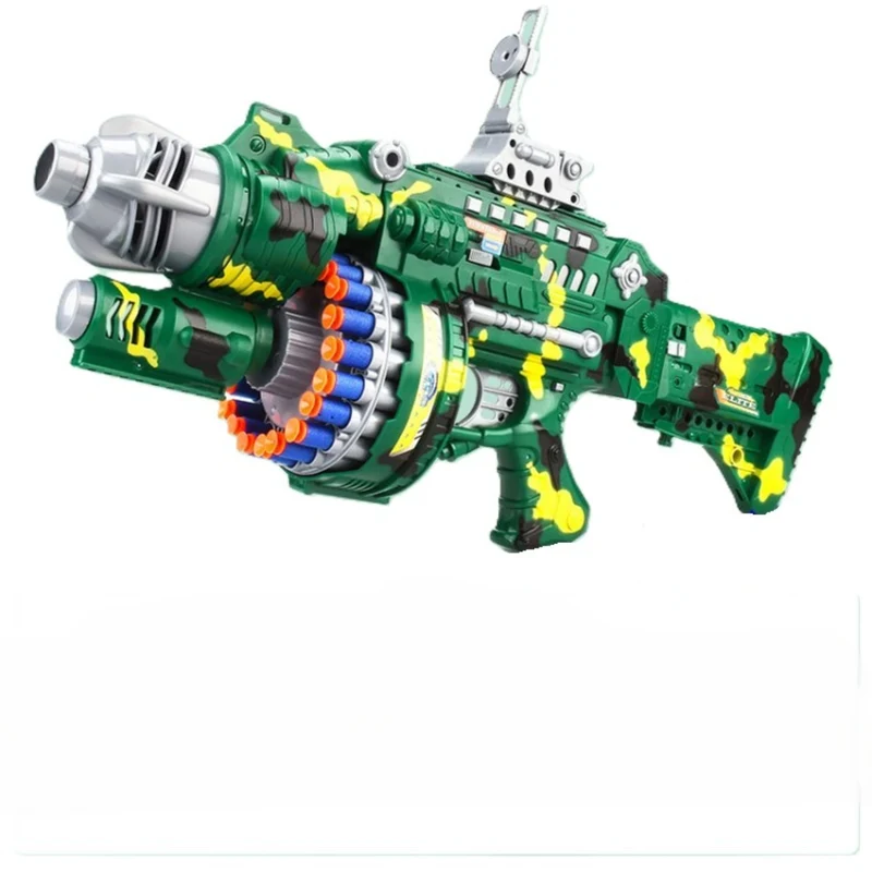 Spielzeug-Gewehr mit 20 Saugnapf-Schaumstoff Patronen, Dart Blaster für drinnen & draußen