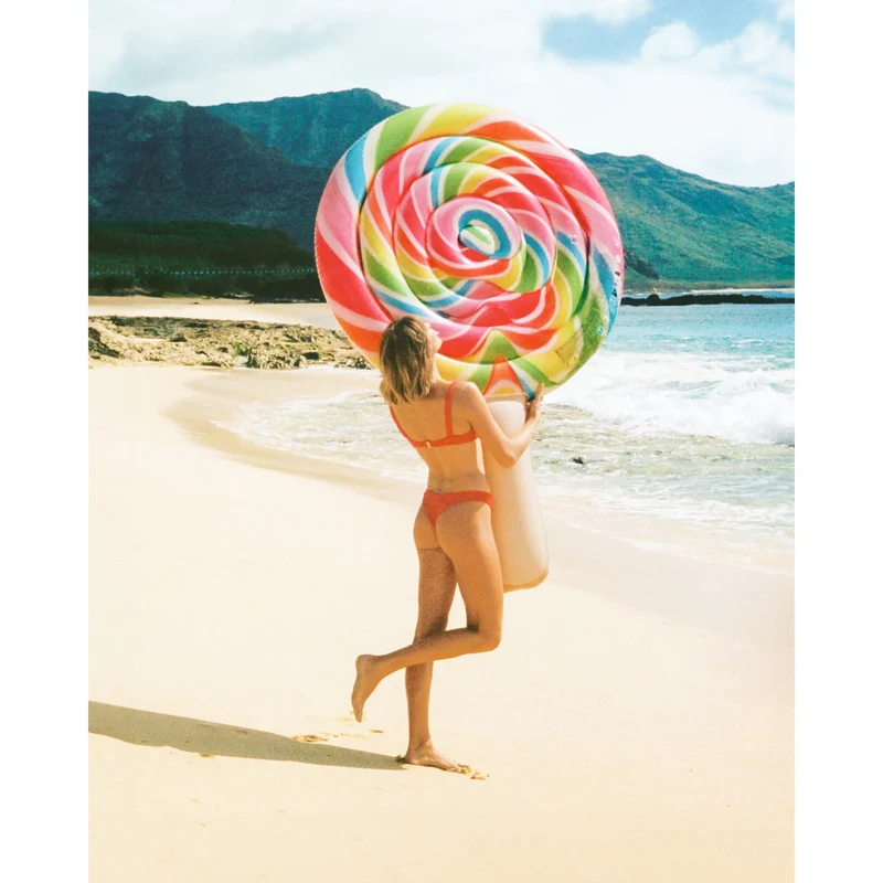 Lollipop-Luftmatratze, der Eyecatcher im Sommer, 208 x 135 cm