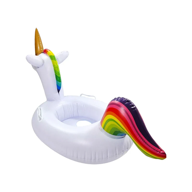 Schwimmring Einhorn für Kinder, Poolspaß 1-3 Jahre, 60 x 45 cm