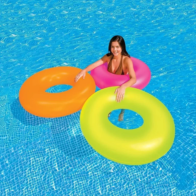 Schwimmring 91 cm, belastbar bis 60 kg, Ideal für Pool & See