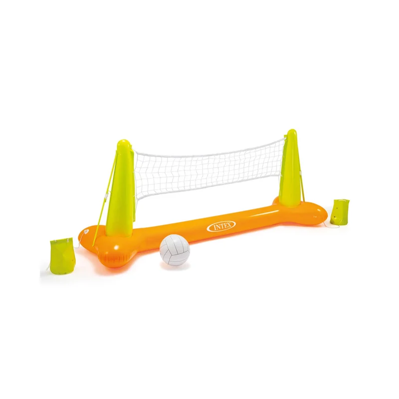 Pool Volleyball-Set aufblasbar für sportlichen Badespaß – robust & komplett