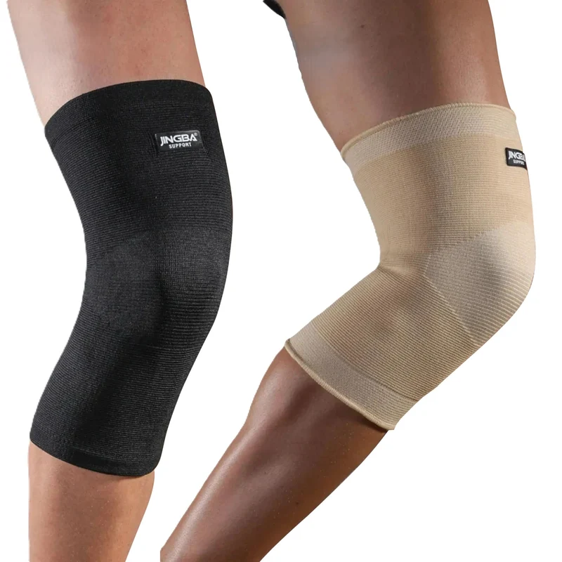 Kniebandage mit Kompression, aus Nylon, Knieschutz für Training und Alltag, rutschfest und atmungsaktiv