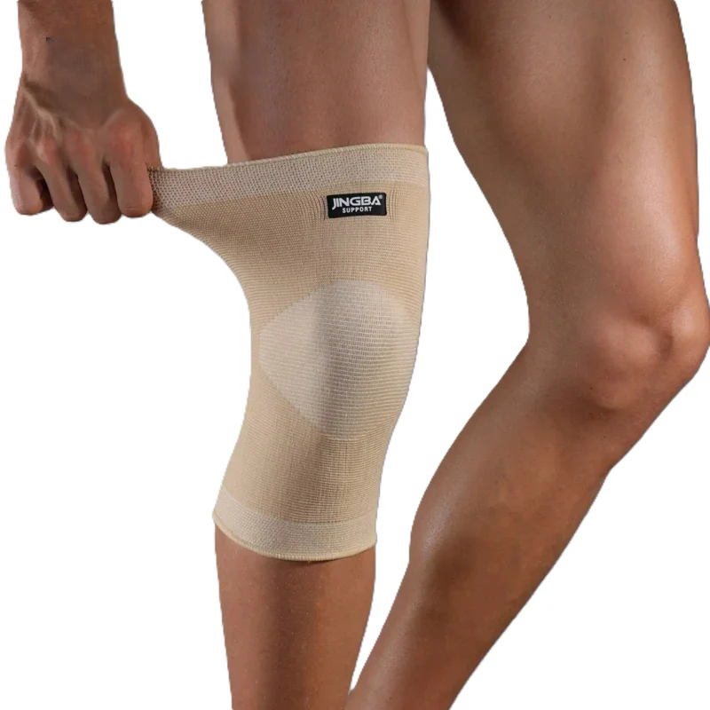 Kniebandage mit Kompression, aus Nylon, Knieschutz für Training und Alltag, rutschfest und atmungsaktiv
