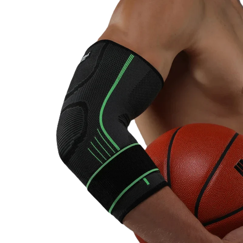 Ellenbogenbandage Kompression, atmungsaktive Sportbandage für Training und Alltag, mit oder ohne Extra-Kompressionsband