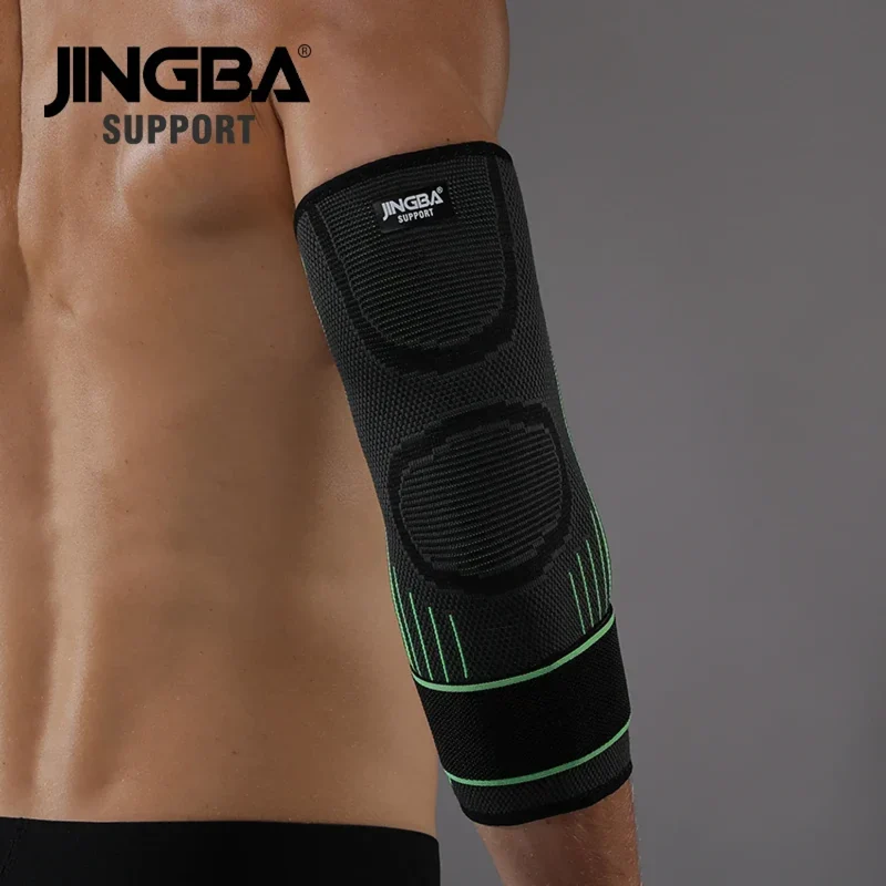 Ellenbogenbandage Kompression, atmungsaktive Sportbandage für Training und Alltag, mit oder ohne Extra-Kompressionsband