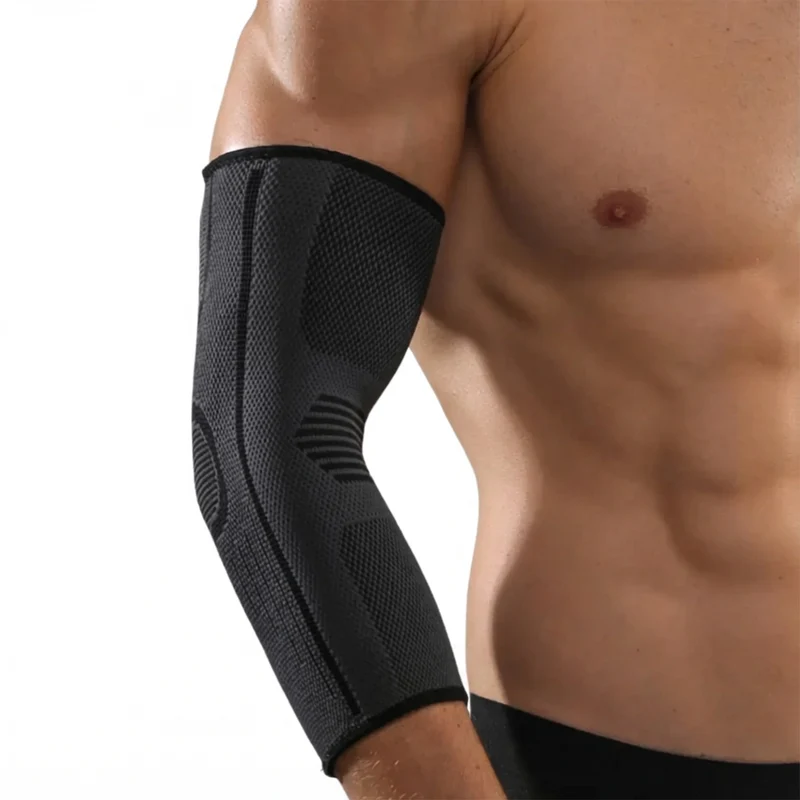 Ellenbogenbandage Kompression, atmungsaktive Sportbandage für Training und Alltag, mit oder ohne Extra-Kompressionsband