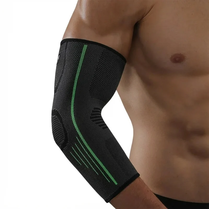 Ellenbogenbandage Kompression, atmungsaktive Sportbandage für Training und Alltag, mit oder ohne Extra-Kompressionsband