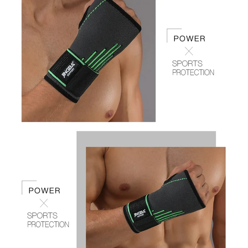 Handgelenk-Bandage, mit extra Kompressionsband, ideal für Fitness, Crossfit, Powerlifting & mehr