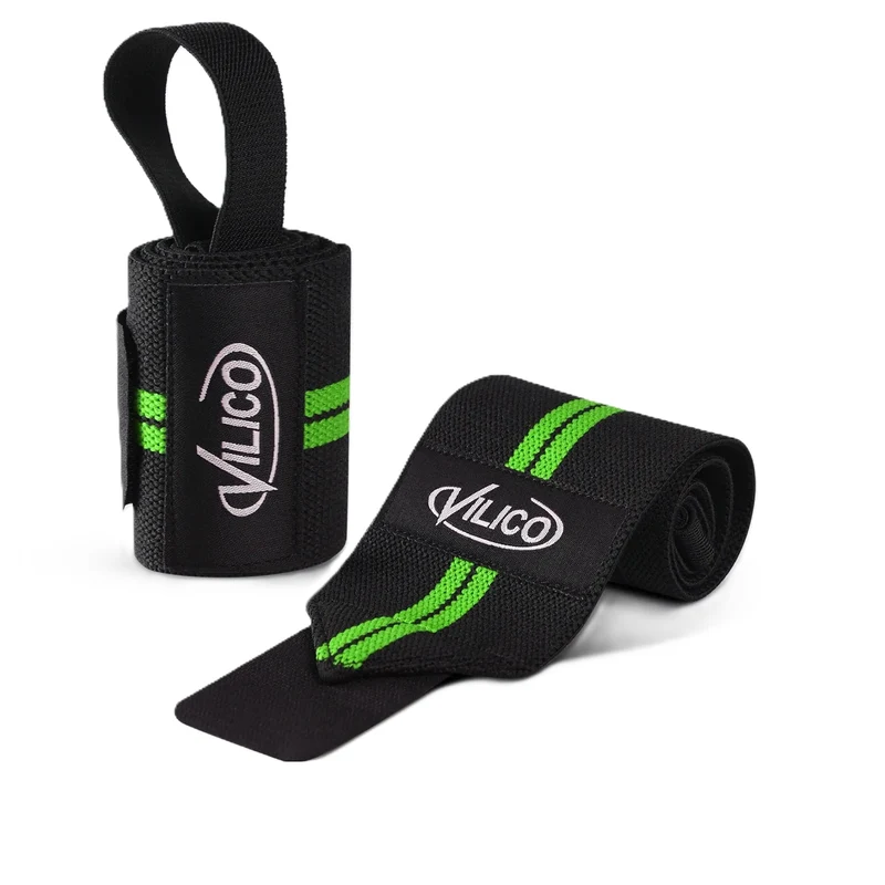 Handgelenkbandage aus Nylon – Fitness Bandage mit Daumenschlaufe & Klettverschluss, Handgelenkstütze für Krafttraining, Bodybuilding, Calisthenics