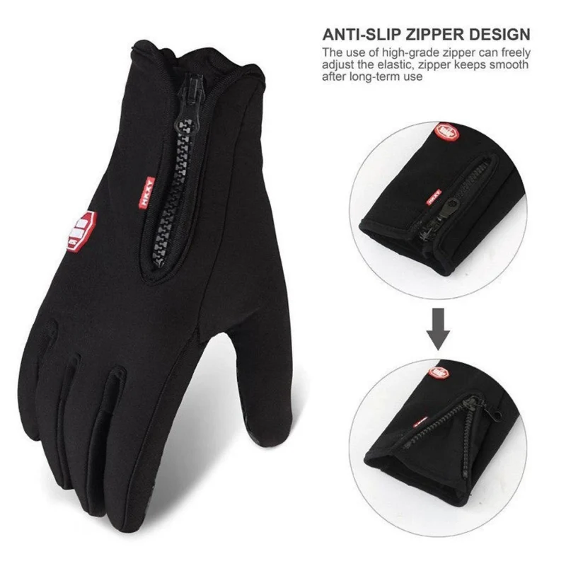 Touchscreen Winterhandschuhe, warm, wasserabweisend & winddicht, rutschfest