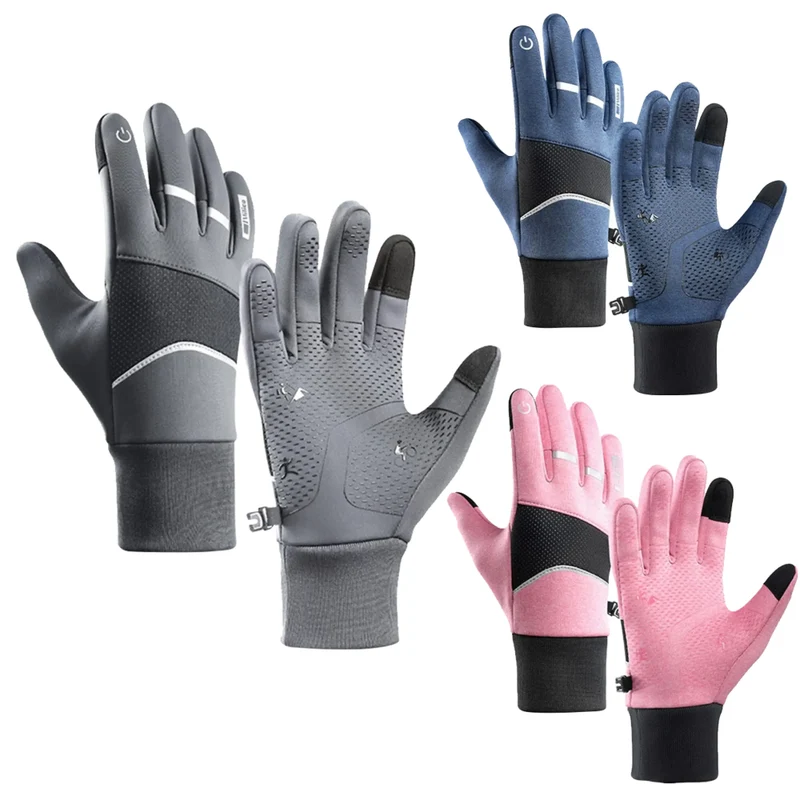 Touchscreen Winterhandschuhe, Smartphone bedienbar, reflektierend, rutschfest