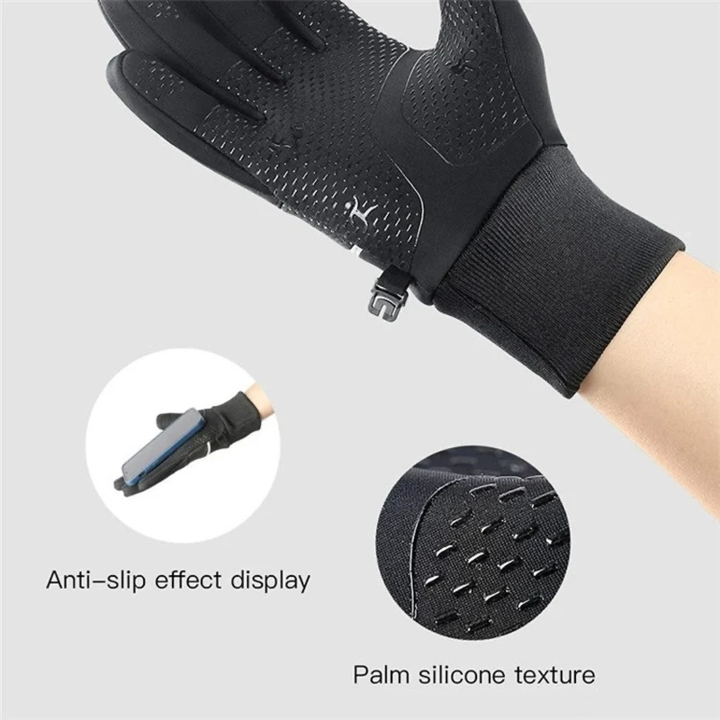 Touchscreen Winterhandschuhe, Smartphone bedienbar, reflektierend, rutschfest