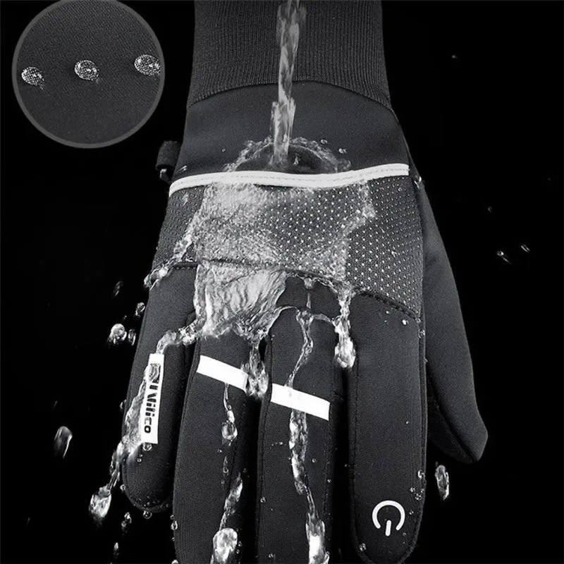 Touchscreen Winterhandschuhe, Smartphone bedienbar, reflektierend, rutschfest
