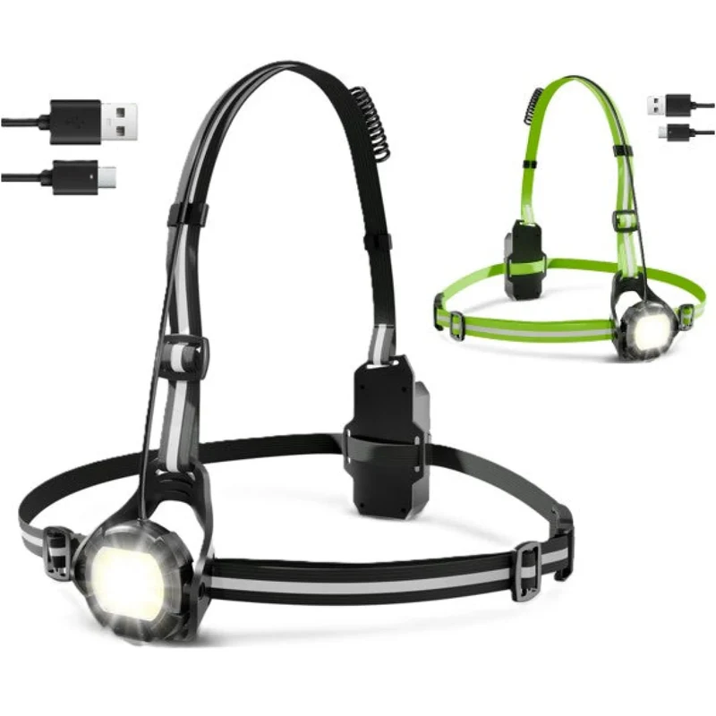 Leuchtende Laufweste – Sportlicht für Joggen, Spazieren, Fahrrad & Outdoor, Ultraleicht & Sichtbar bei Nacht