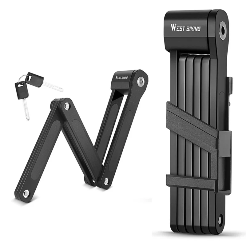 Fahrrad Schloss faltbar 87 cm aus 7 mm Stahl, ideal für E-Scooter, E-Bike, MTB & Outdoor