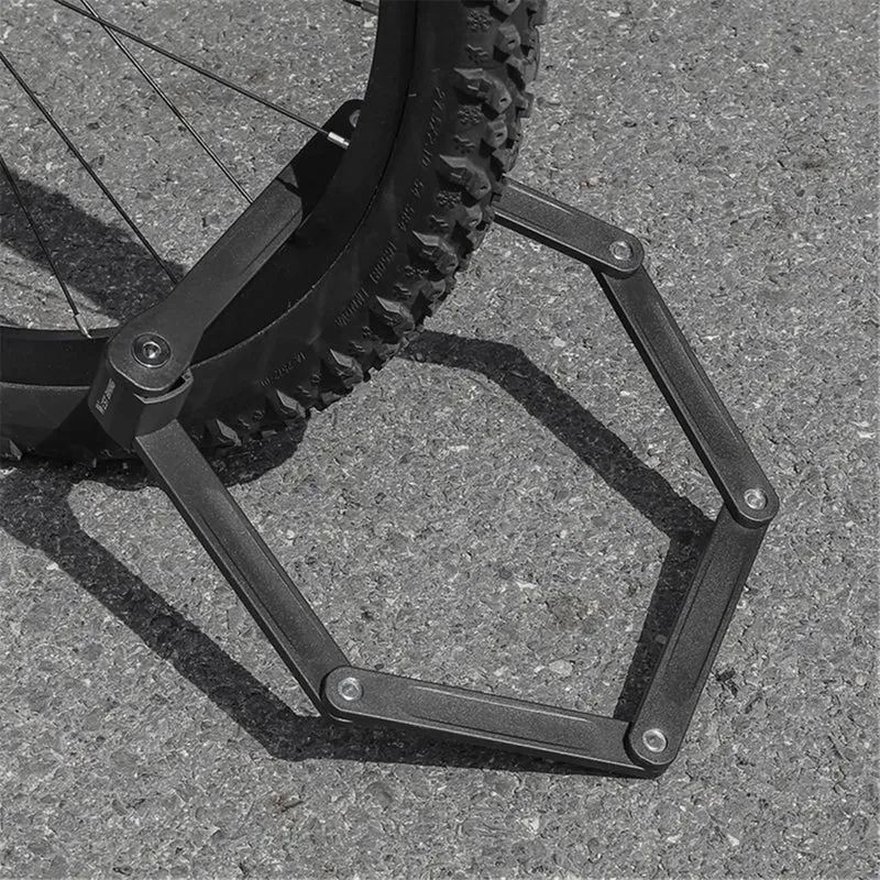 Fahrrad Schloss faltbar 87 cm aus 7 mm Stahl, ideal für E-Scooter, E-Bike, MTB & Outdoor