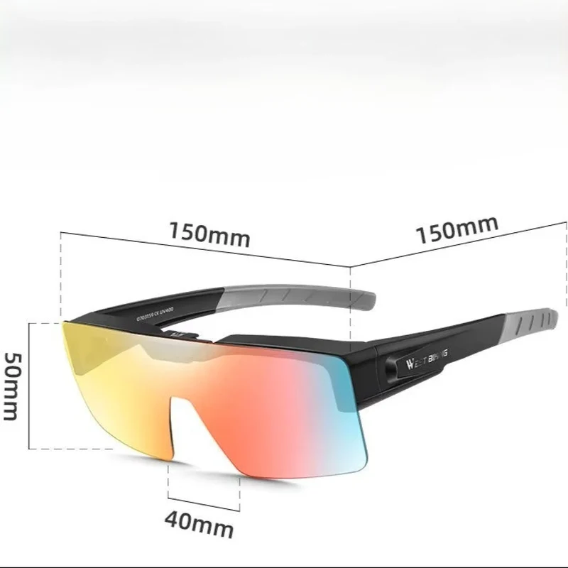 Sport-Sonnenbrille mit Klappvisier, verschiedene Farben, UV-Schutz für Radsport, Laufen & Outdoor